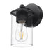 Wall Sconce Z-Lite 742-1S-MB Matte Black Thayer 1 Light Wall Sconce Z-Lite