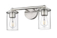Vanity Z-Lite 742-2V-BN Brushed Nickel Thayer 2 Light Vanity Z-Lite