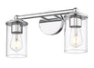 Vanity Z-Lite 742-2V-CH Chrome Thayer 2 Light Vanity Z-Lite