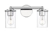 Vanity Z-Lite 742-2V-CH Chrome Thayer 2 Light Vanity Z-Lite