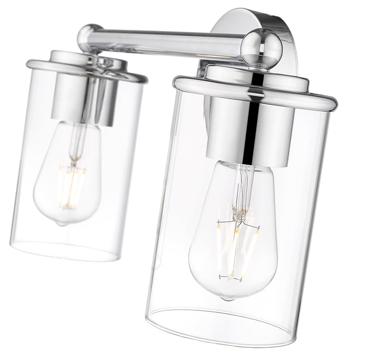 Vanity Z-Lite 742-2V-CH Chrome Thayer 2 Light Vanity Z-Lite