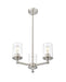 Chandelier Z-Lite 742-3BN Brushed Nickel Thayer 3 Light Chandelier Z-Lite