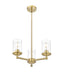 Chandelier Z-Lite 742-3LG Luxe Gold Thayer 3 Light Chandelier Z-Lite