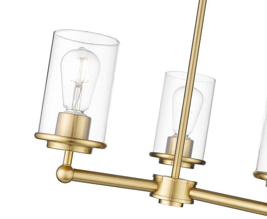 Chandelier Z-Lite 742-3LG Luxe Gold Thayer 3 Light Chandelier Z-Lite