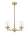 Chandelier Z-Lite 742-3LG Luxe Gold Thayer 3 Light Chandelier Z-Lite