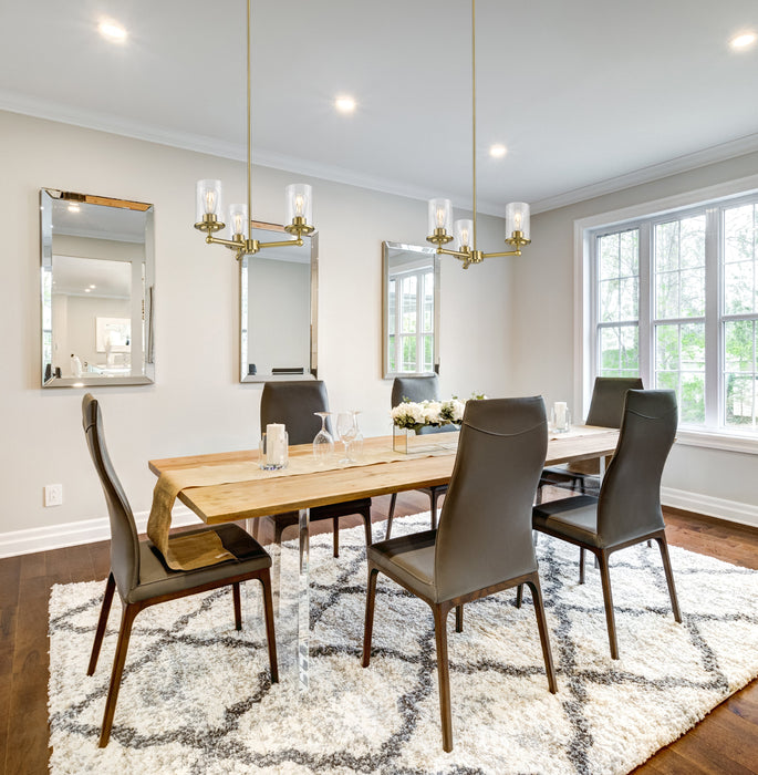 Chandelier Z-Lite 742-3LG Luxe Gold Thayer 3 Light Chandelier Z-Lite