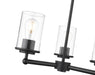 Chandelier Z-Lite 742-3MB Matte Black Thayer 3 Light Chandelier Z-Lite