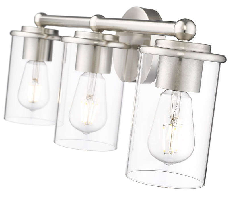 Vanity Z-Lite 742-3V-BN Brushed Nickel Thayer 3 Light Vanity Z-Lite