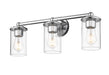 Vanity Z-Lite 742-3V-CH Chrome Thayer 3 Light Vanity Z-Lite