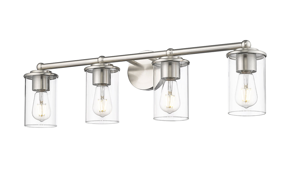 Vanity Z-Lite 742-4V-BN Brushed Nickel Thayer 4 Light Vanity Z-Lite