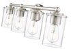 Vanity Z-Lite 742-4V-BN Brushed Nickel Thayer 4 Light Vanity Z-Lite