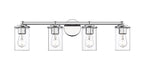 Vanity Z-Lite 742-4V-CH Chrome Thayer 4 Light Vanity Z-Lite