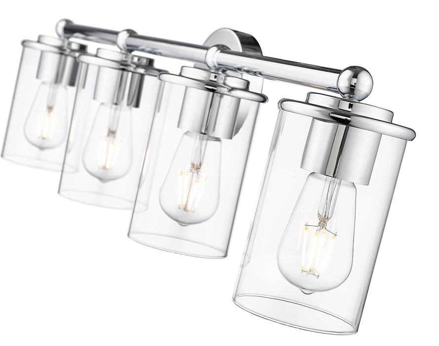 Vanity Z-Lite 742-4V-CH Chrome Thayer 4 Light Vanity Z-Lite