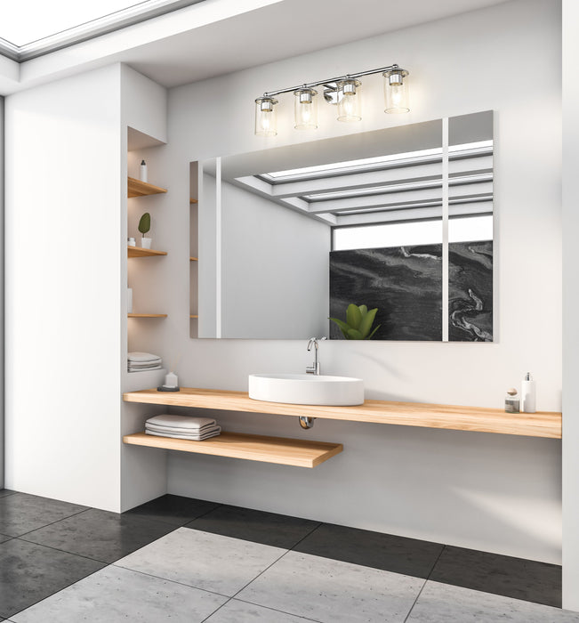 Vanity Z-Lite 742-4V-CH Chrome Thayer 4 Light Vanity Z-Lite