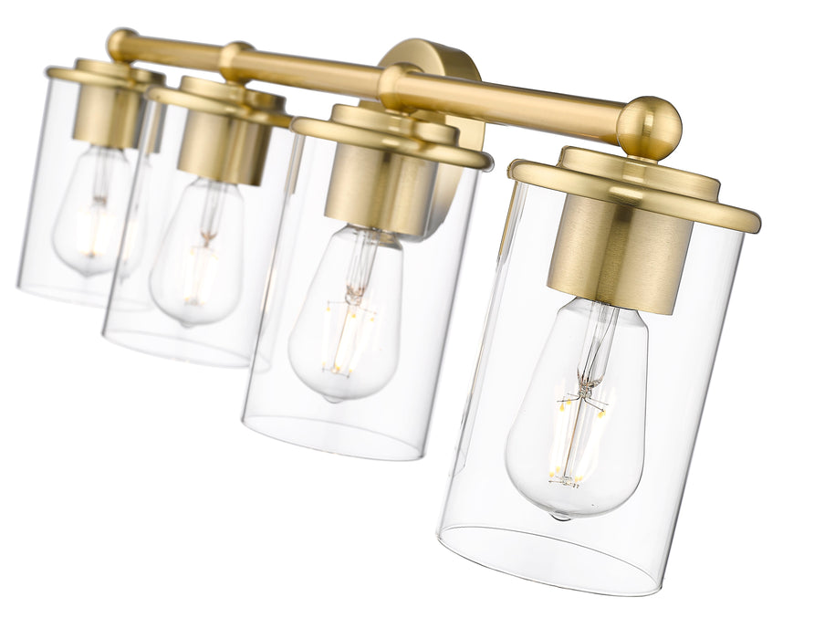 Vanity Z-Lite 742-4V-LG Luxe Gold Thayer 4 Light Vanity Z-Lite