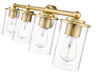 Vanity Z-Lite 742-4V-LG Luxe Gold Thayer 4 Light Vanity Z-Lite