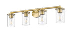 Vanity Z-Lite 742-4V-LG Luxe Gold Thayer 4 Light Vanity Z-Lite