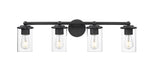 Vanity Z-Lite 742-4V-MB Matte Black Thayer 4 Light Vanity Z-Lite