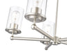 Chandelier Z-Lite 742-5BN Brushed Nickel Thayer 5 Light Chandelier Z-Lite