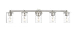 Vanity Z-Lite 742-5V-BN Brushed Nickel Thayer 5 Light Vanity Z-Lite