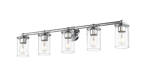 Vanity Z-Lite 742-5V-CH Chrome Thayer 5 Light Vanity Z-Lite