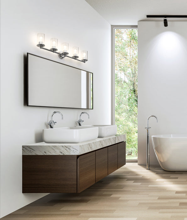 Vanity Z-Lite 742-5V-CH Chrome Thayer 5 Light Vanity Z-Lite