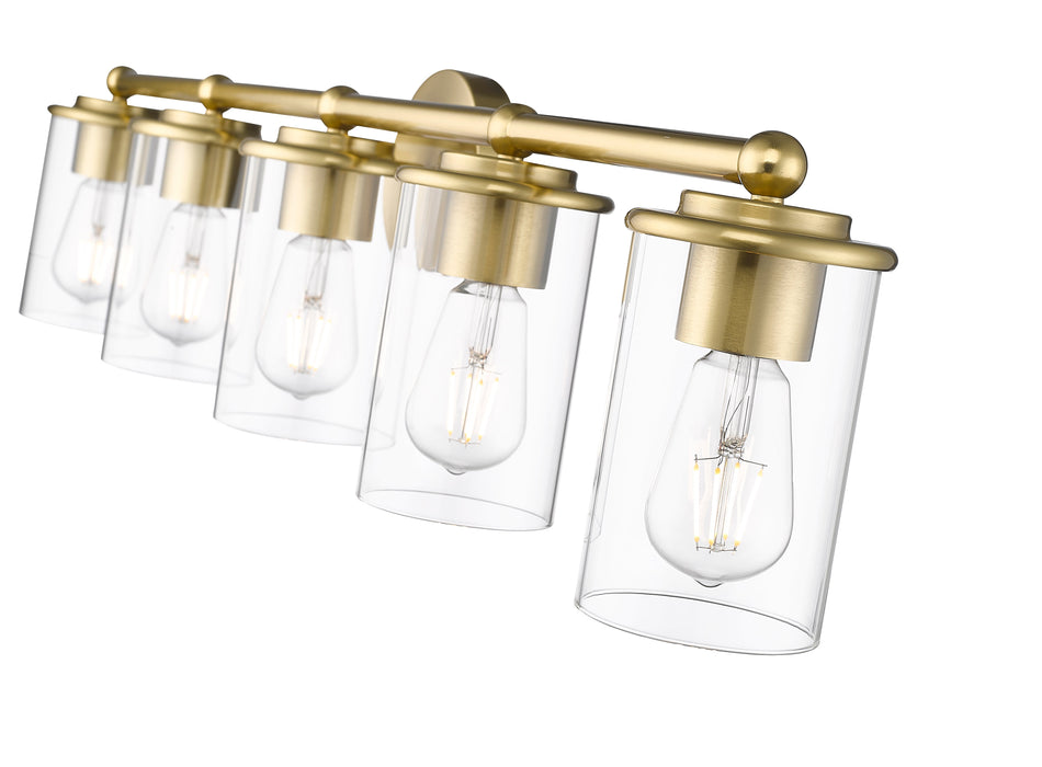 Vanity Z-Lite 742-5V-LG Luxe Gold Thayer 5 Light Vanity Z-Lite