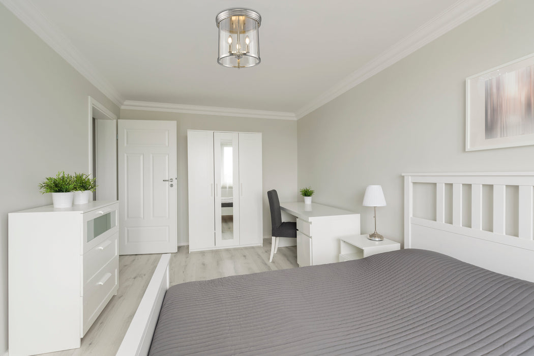 Flush Mount Z-Lite 742F13-BN Brushed Nickel Thayer 3 Light Flush Mount Z-Lite