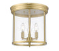 Flush Mount Z-Lite 742F13-LG Luxe Gold Thayer 3 Light Flush Mount Z-Lite