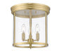 Flush Mount Z-Lite 742F13-LG Luxe Gold Thayer 3 Light Flush Mount Z-Lite