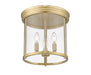 Flush Mount Z-Lite 742F13-LG Luxe Gold Thayer 3 Light Flush Mount Z-Lite