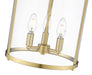Flush Mount Z-Lite 742F13-LG Luxe Gold Thayer 3 Light Flush Mount Z-Lite