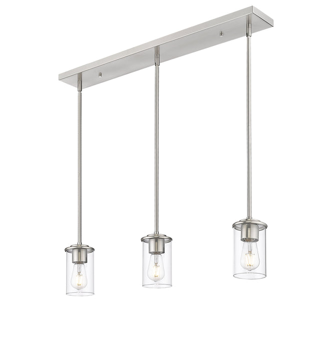 Pendant Z-Lite 742MP-3BN Brushed Nickel Thayer 3 Light Pendant Z-Lite