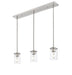 Pendant Z-Lite 742MP-3BN Brushed Nickel Thayer 3 Light Pendant Z-Lite