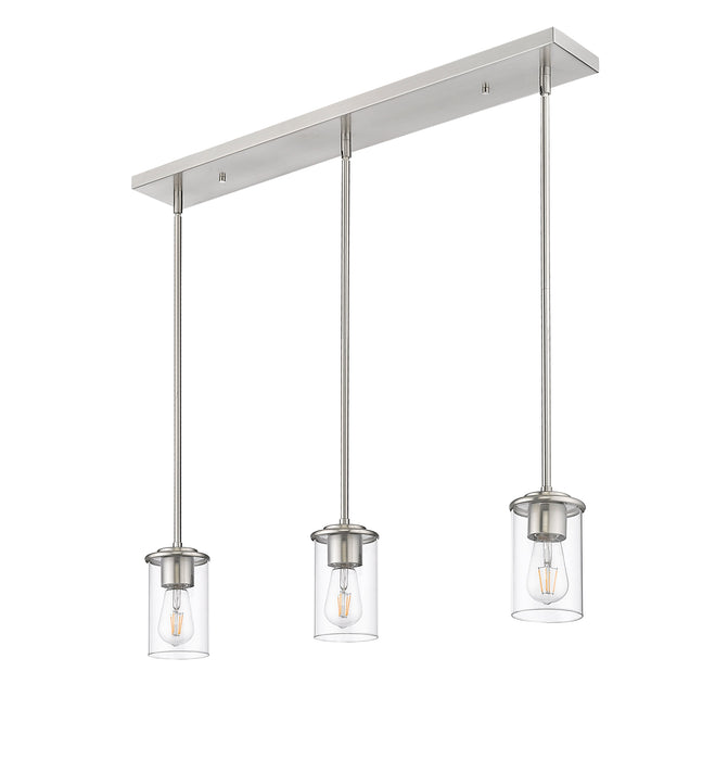 Pendant Z-Lite 742MP-3BN Brushed Nickel Thayer 3 Light Pendant Z-Lite
