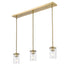 Pendant Z-Lite 742MP-3LG Luxe Gold Thayer 3 Light Pendant Z-Lite