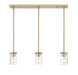 Pendant Z-Lite 742MP-3LG Luxe Gold Thayer 3 Light Pendant Z-Lite
