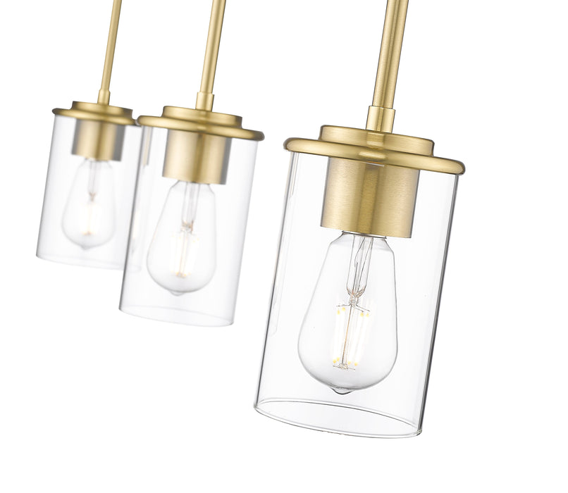 Pendant Z-Lite 742MP-3LG Luxe Gold Thayer 3 Light Pendant Z-Lite