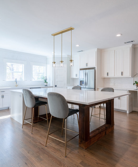 Pendant Z-Lite 742MP-3LG Luxe Gold Thayer 3 Light Pendant Z-Lite