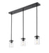Pendant Z-Lite 742MP-3MB Matte Black Thayer 3 Light Pendant Z-Lite
