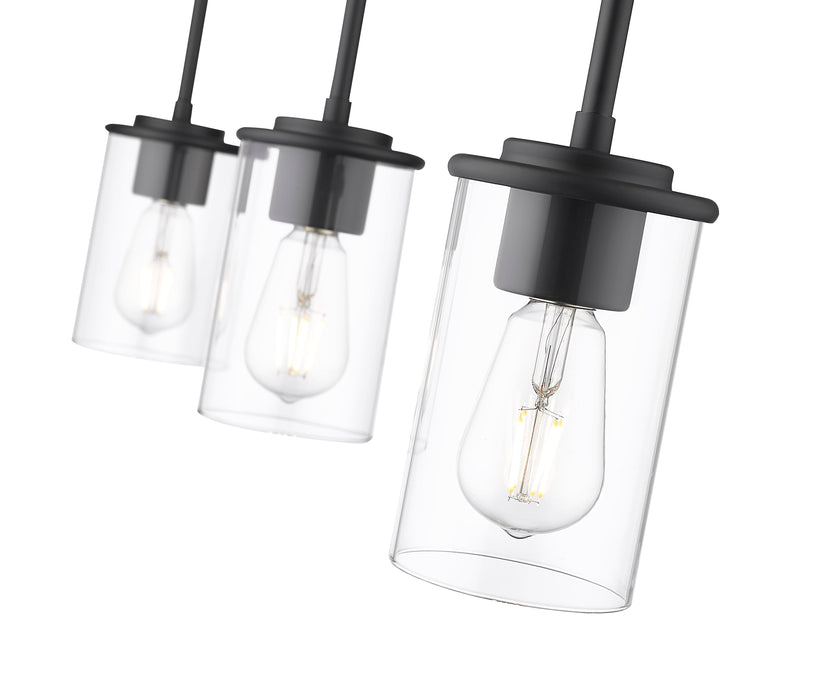 Pendant Z-Lite 742MP-3MB Matte Black Thayer 3 Light Pendant Z-Lite