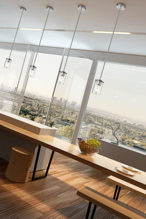 Pendant Z-Lite 742MP-BN Brushed Nickel Thayer 1 Light Pendant Z-Lite