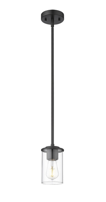 Pendant Z-Lite 742MP-MB Matte Black Thayer 1 Light Pendant Z-Lite