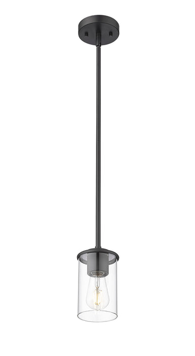 Pendant Z-Lite 742MP-MB Matte Black Thayer 1 Light Pendant Z-Lite
