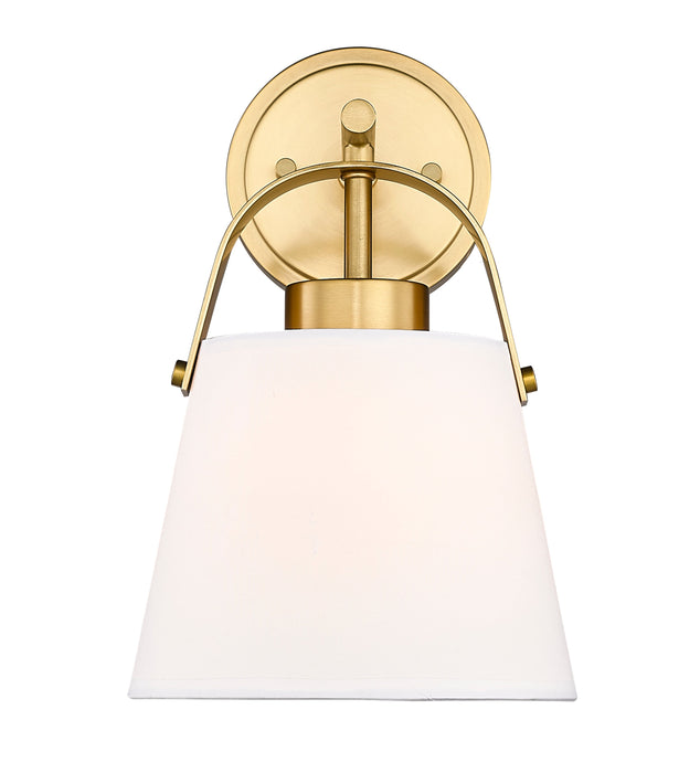Wall Sconce Z-Lite 743-1S-HBR Heritage Brass Z-Studio 1 Light Wall Sconce Z-Lite