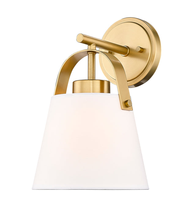 Wall Sconce Z-Lite 743-1S-HBR Heritage Brass Z-Studio 1 Light Wall Sconce Z-Lite