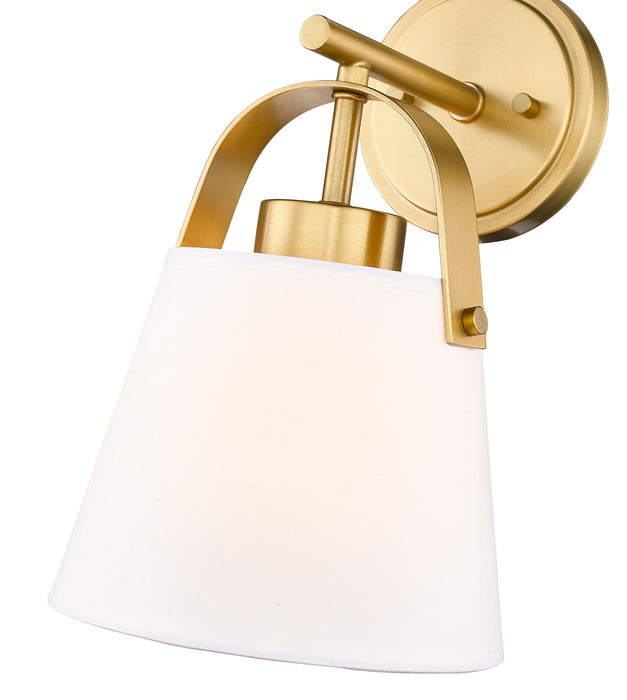 Wall Sconce Z-Lite 743-1S-HBR Heritage Brass Z-Studio 1 Light Wall Sconce Z-Lite