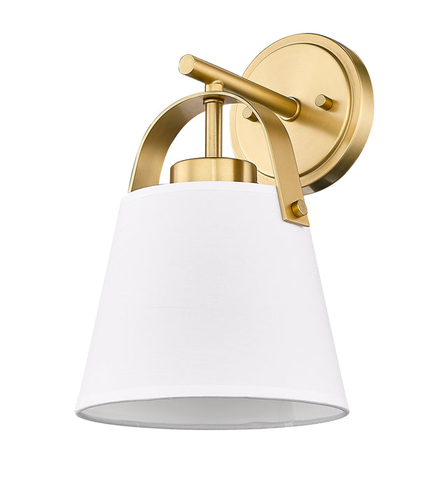 Wall Sconce Z-Lite 743-1S-HBR Heritage Brass Z-Studio 1 Light Wall Sconce Z-Lite