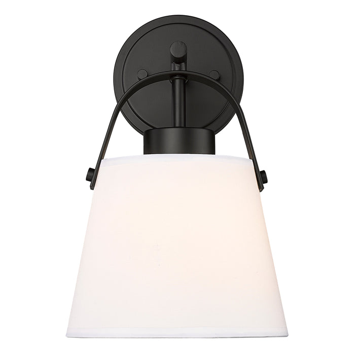 Wall Sconce Z-Lite 743-1S-MB Matte Black Z-Studio 1 Light Wall Sconce Z-Lite
