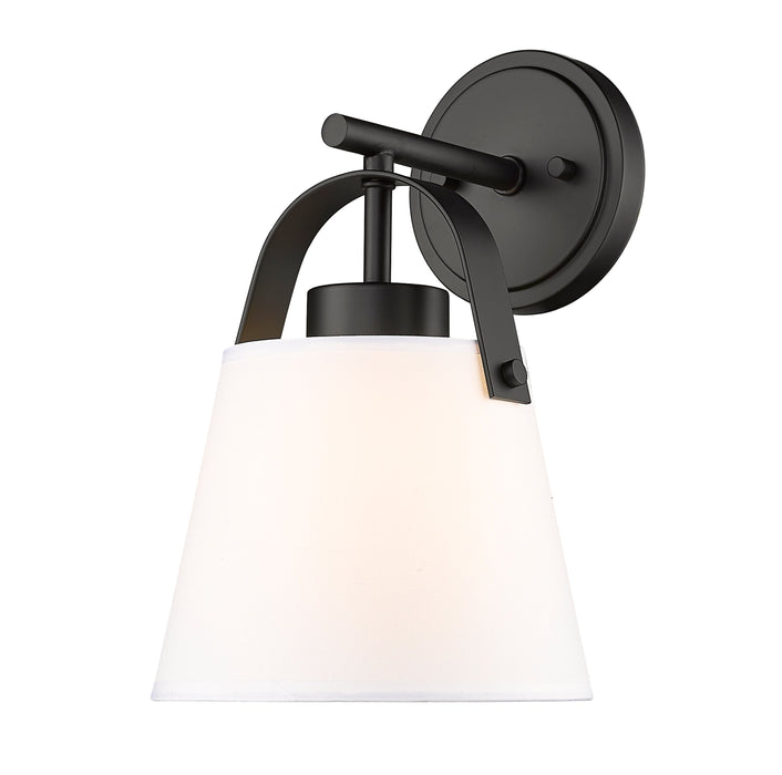 Wall Sconce Z-Lite 743-1S-MB Matte Black Z-Studio 1 Light Wall Sconce Z-Lite